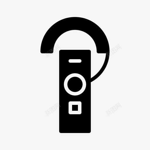 蓝牙设备蓝牙耳机听筒svg_新图网 https://ixintu.com 蓝牙 设备 蓝牙耳机 听筒 耳机 社交 媒体 图示