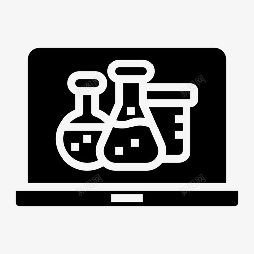 笔记本电脑化学教育svg_新图网 https://ixintu.com 化学 笔记本 电脑 电脑化 教育 教育科 科学 固体