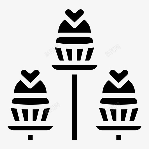 纸杯蛋糕派对糖果svg_新图网 https://ixintu.com 纸杯 蛋糕 派对 糖果 塔式 婚礼 固体
