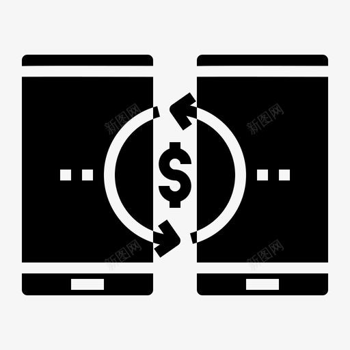 转账网上银行支付svg_新图网 https://ixintu.com 支付 转账 网上银行 智能 手机 支付方 方式