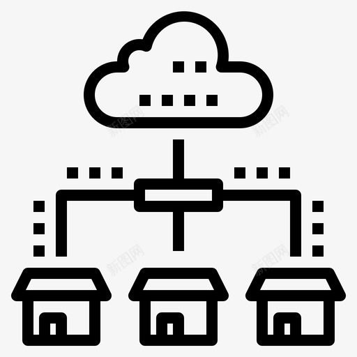 云计算家庭网络svg_新图网 https://ixintu.com 云计算 家庭 网络 存储 技术 概述