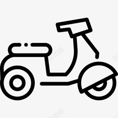 滑板车自行车轻便摩托车图标
