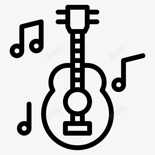 弹吉他活动娱乐svg_新图网 https://ixintu.com 弹吉他 活动 娱乐 音乐