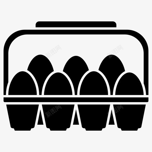 鸡蛋盒子食品svg_新图网 https://ixintu.com 鸡蛋 盒子 食品 新鲜 包装 农业 雕文