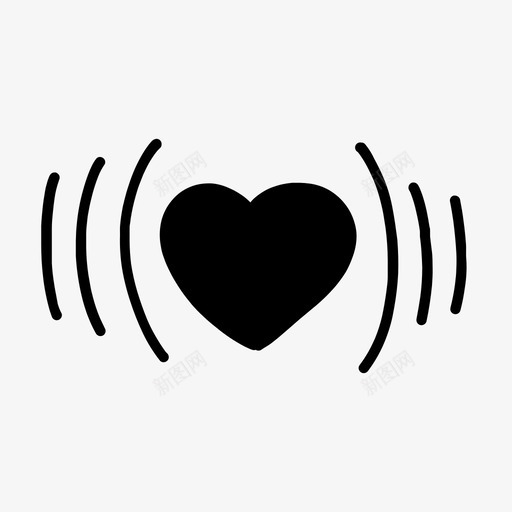 爱的信号涂鸦绘图心svg_新图网 https://ixintu.com 爱的 信号 涂鸦 绘图 心形 形状 浪漫 爱情 情人节 图标 手绘