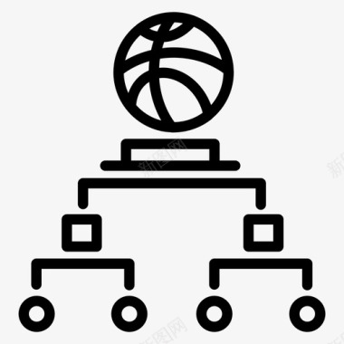 篮球锦标赛支架游戏比赛图标