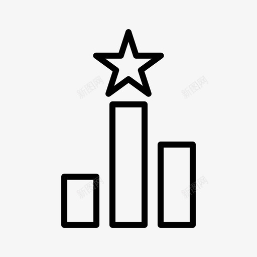 五角排名标志评级星svg_新图网 https://ixintu.com 五角 排名 标志 评级 星星型 业务