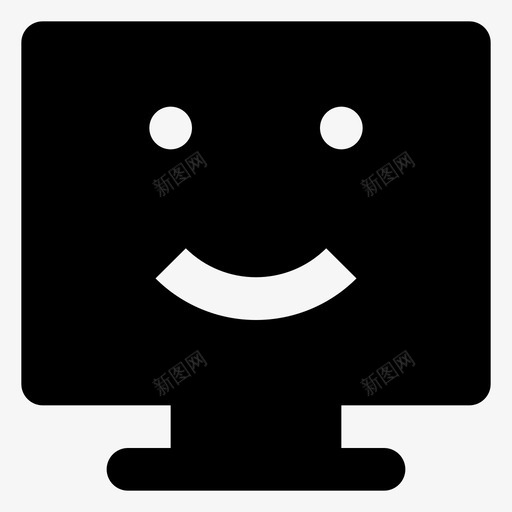 略计算机表情符号svg_新图网 https://ixintu.com 表情 符号 计算机 笑脸