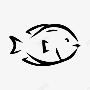 鱼保存食物图标