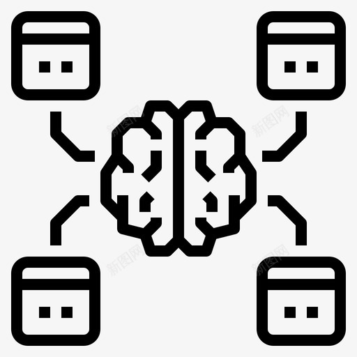 人工智能大脑浏览器svg_新图网 https://ixintu.com 人工智能 大脑 浏览器 网页 网站 概念 大纲