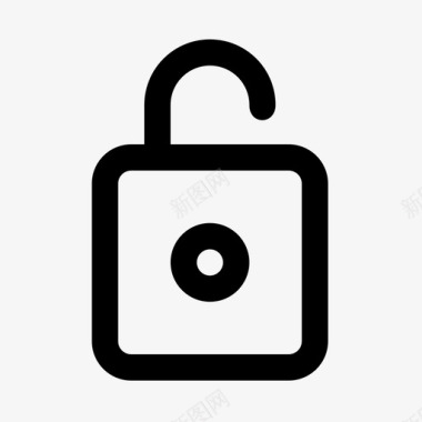 解锁挂锁隐私图标