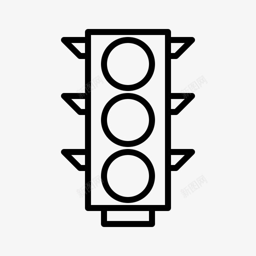 信号灯交通管制交通灯svg_新图网 https://ixintu.com 交通 信号灯 管制 网页设计