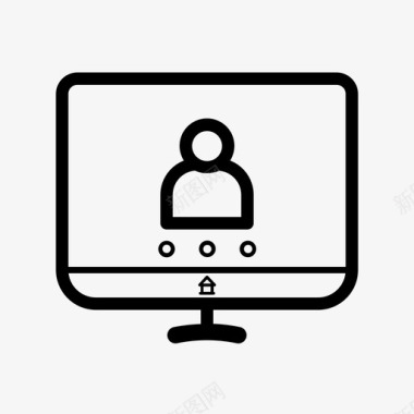 计算机用户个人隐私图标