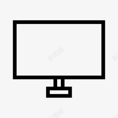 计算机显示器计算机线路图标