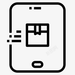 小程序icon发货应用程序物流发货高清图片