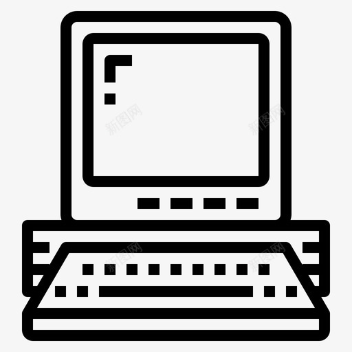 电脑古董硬件svg_新图网 https://ixintu.com 复古 电脑 古董 硬件 技术 设备 概述