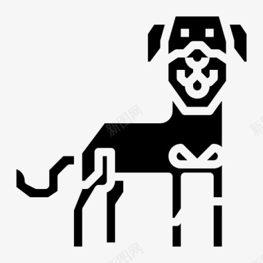 罗特韦尔犬狗图标