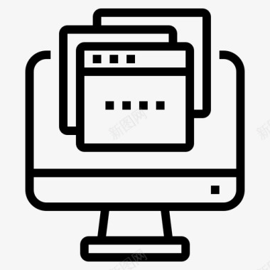 浏览器计算机搜索引擎优化和网页图标