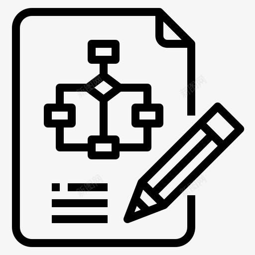 平面设计蓝图流程图svg_新图网 https://ixintu.com 平面设计 蓝图 流程图 草图 工具 平面 设计 大纲