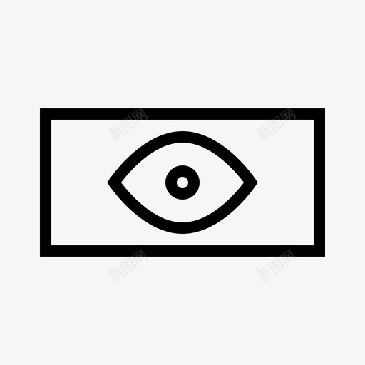 眼睛抽象创意svg_新图网 https://ixintu.com 抽象 眼睛 创意 线条