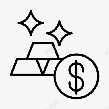金价商业金融图标