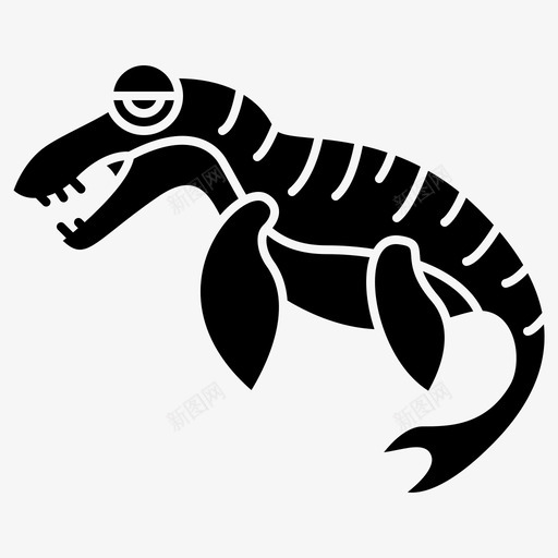 恐龙食肉动物海洋svg_新图网 https://ixintu.com 恐龙 食肉 动物 海洋 爬行动物 狮子 龙恐龙 雕文