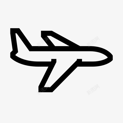 飞机送货购物svg_新图网 https://ixintu.com 送货 飞机 购物 电子商务