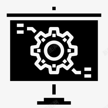 演示课堂教育图标