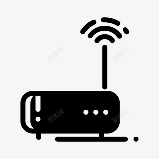 wifi设备网络svg_新图网 https://ixintu.com 设备 网络 信号 无线