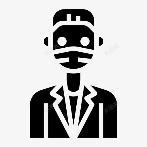 阿凡达可爱男人svg_新图网 https://ixintu.com 阿凡 可爱 男人 侧面 年轻 面具