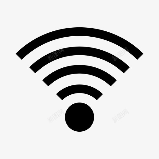 wifi互联网多媒体svg_新图网 https://ixintu.com 互联网 多媒体 网络 信号