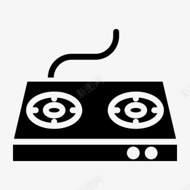 炉子厨师煤气炉图标