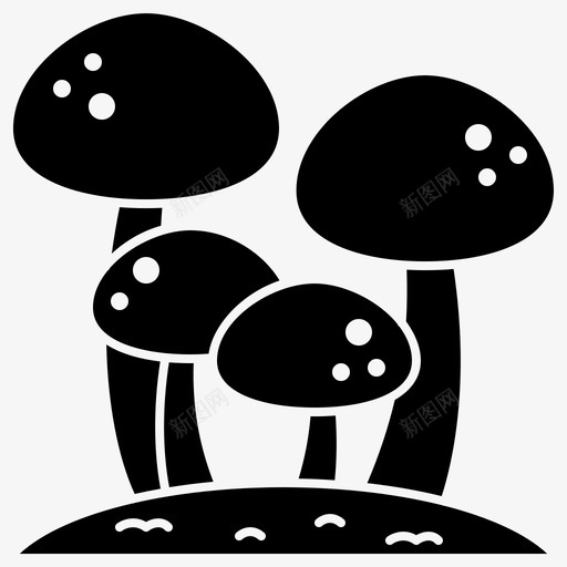 蘑菇新鲜真菌svg_新图网 https://ixintu.com 蘑菇 新鲜 真菌 收获 素食 素食主义 主义者 农业 雕文