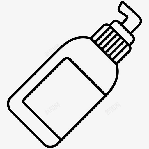 乳液奶瓶化妆品svg_新图网 https://ixintu.com 化妆品 乳液 奶瓶 面霜 护肤品 系列