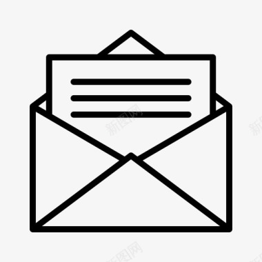 电子邮件信封信件通信信息图标
