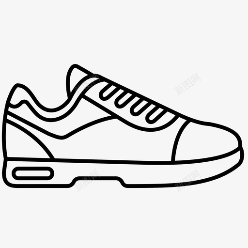 鞋鞋类跑步鞋svg_新图网 https://ixintu.com 运动鞋 鞋类 跑步 系列