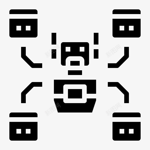 机器人人工智能浏览器svg_新图网 https://ixintu.com 机器人 人工智能 浏览器 编码 编程 机器人学