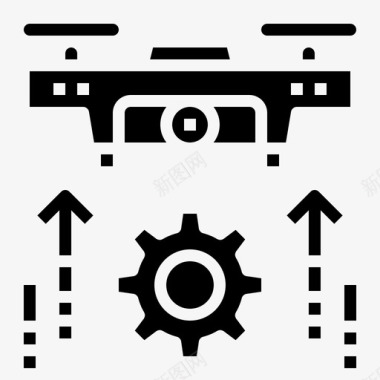 无人机控制工程图标