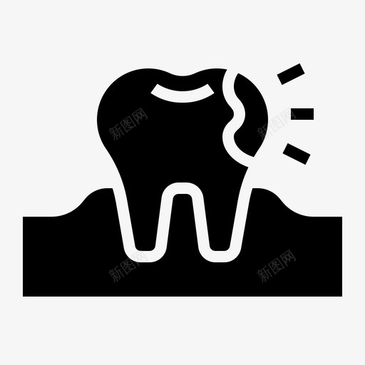 口腔诊所牙科svg_新图网 https://ixintu.com 牙科 口腔 诊所 牙医 牙齿 实体