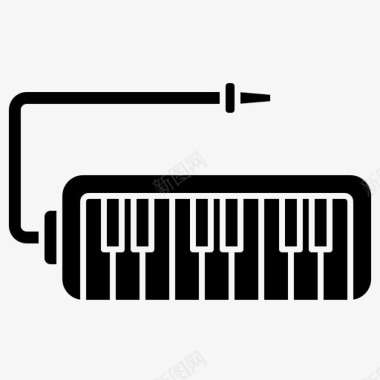 melodica吹奏乐器图标