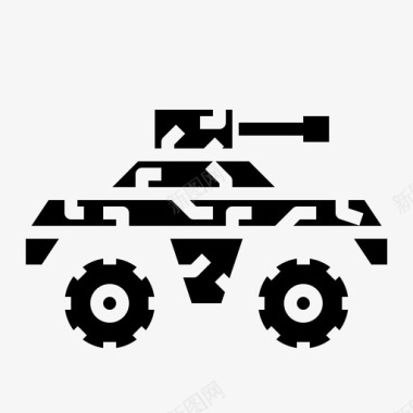坦克陆军军用图标