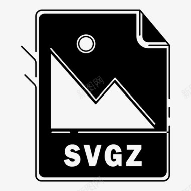 svgz扩展名格式图标