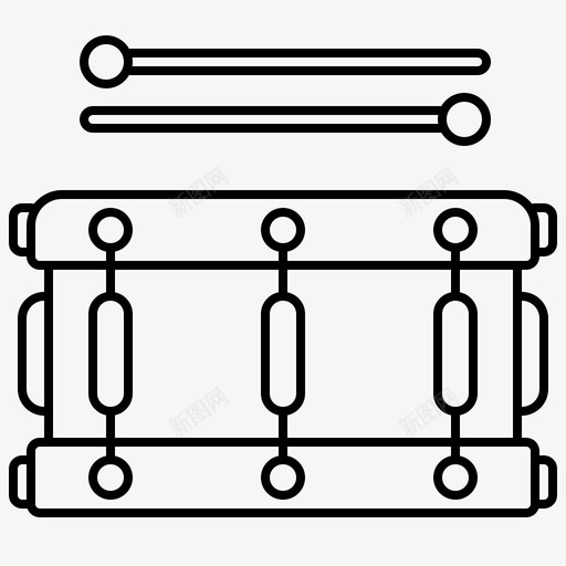 鼓拍子打击乐svg_新图网 https://ixintu.com 拍子 打击乐 节奏 圈套 乐器