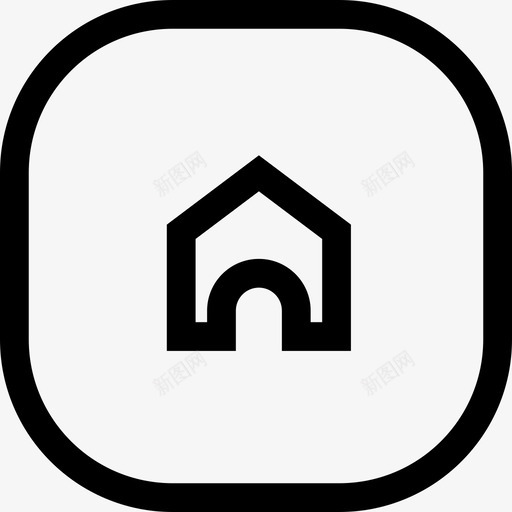 主页按钮应用程序图标svg_新图网 https://ixintu.com 主页 按钮 应用程序 图标