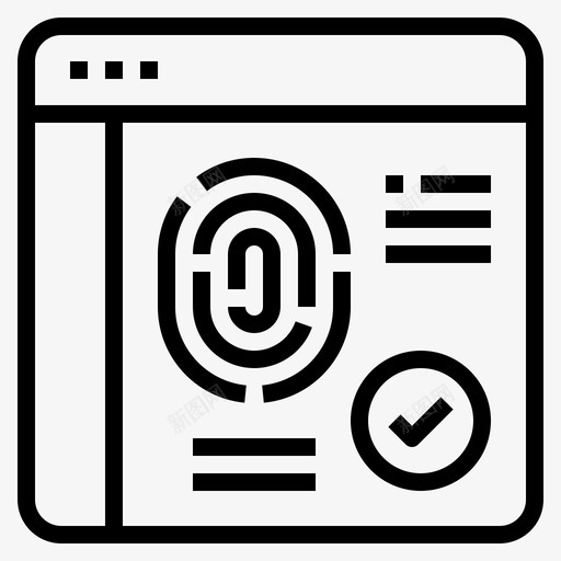 隐私指纹识别svg_新图网 https://ixintu.com 隐私 指纹识别 密码 安全 人工智能