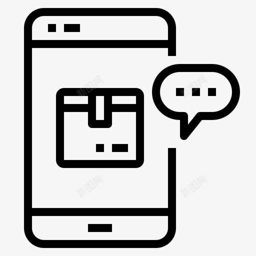 订单交货包装svg_新图网 https://ixintu.com 交货 订单 包装 智能 手机 跟踪 大纲