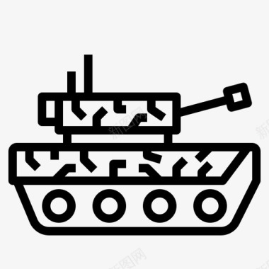 坦克军队士兵图标