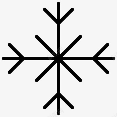 雪雪花下雪图标