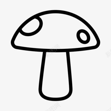 蘑菇虫子森林图标