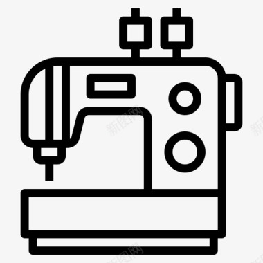 缝纫机家用裁缝图标